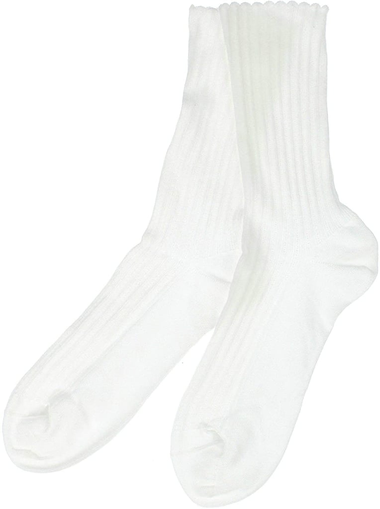 HUE Women's Scalloped Pointelle Crew Socks, 3 Pair Pack ($7-$24)