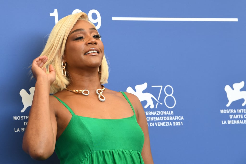 Shop Tiffany Haddish's Emerald Azeeza Dress in Venice