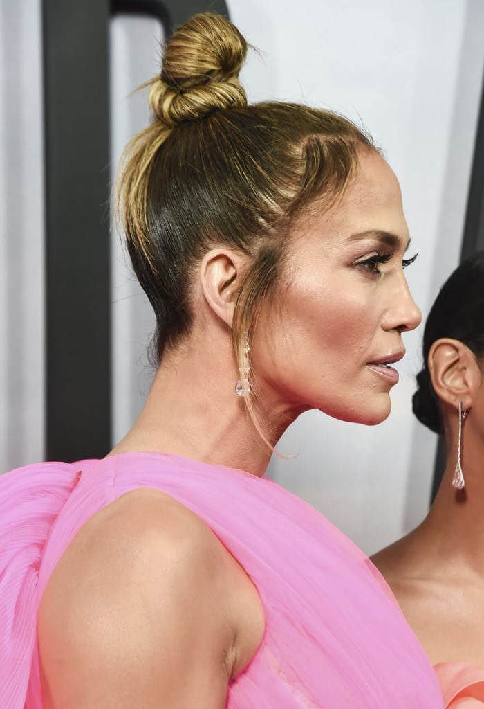 Jennifer Lopez in a Top Knot Jennifer Lopez Beehive 2019 POPSUGAR