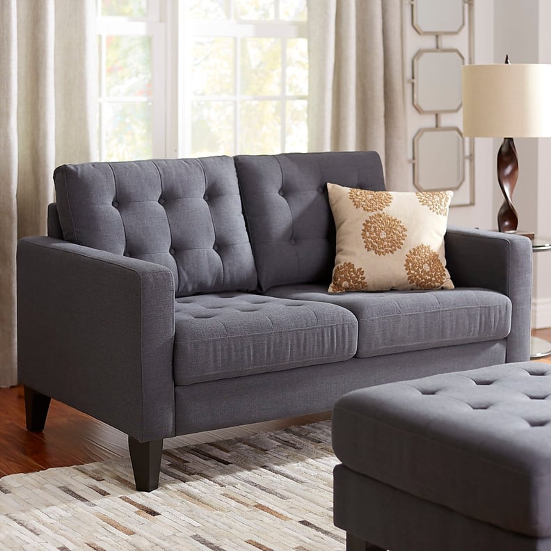 Nyle Graphite Gray Loveseat