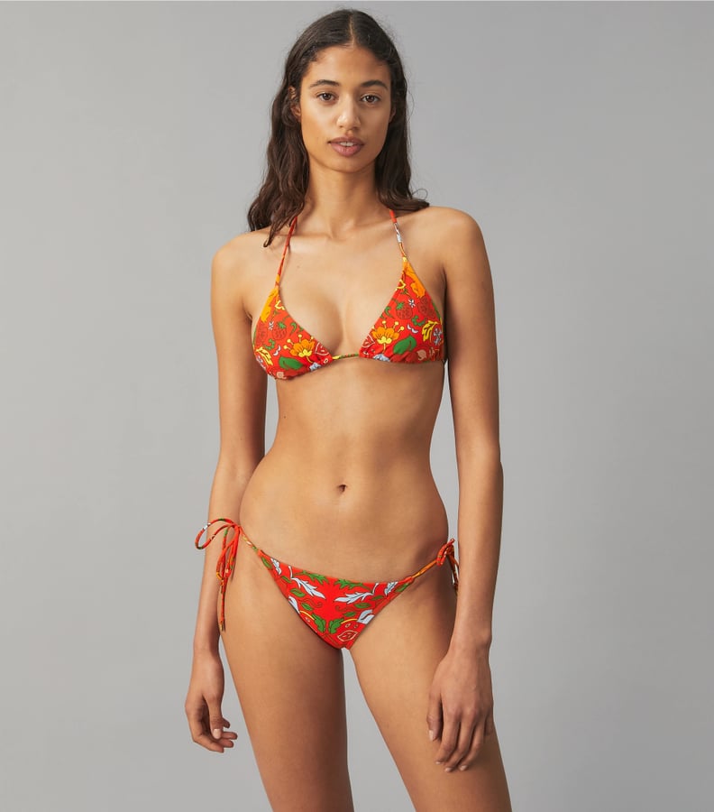 Tory Burch Printed String Bikini Top and Bottom