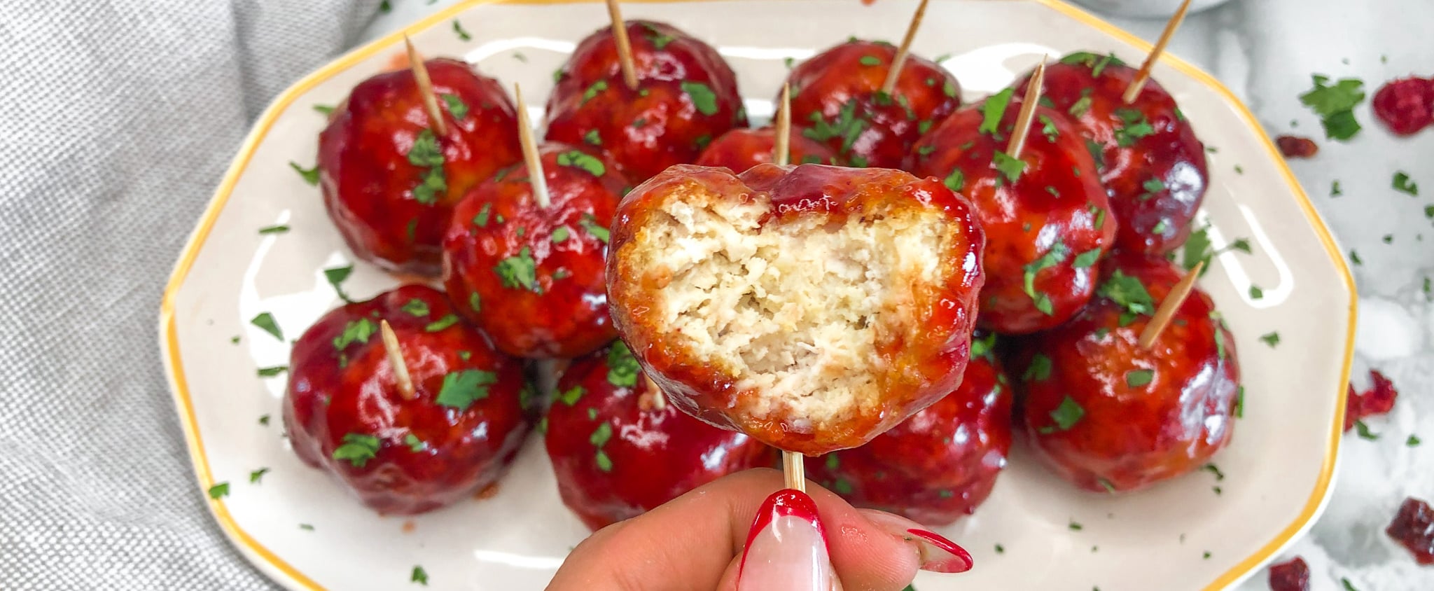 JoJo Siwa's Turkey and Cranberry Meatballs Recipe | POPSUGAR Food UK