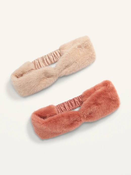 Old Navy Cozy Faux-Fur Headbands 2-Pack