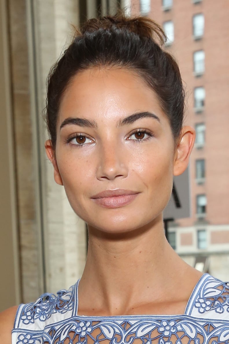 Lily Aldridge at Tory Burch