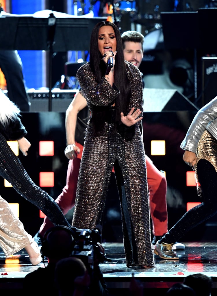 Demi Lovato's Performance Dress at 2017 Grammys