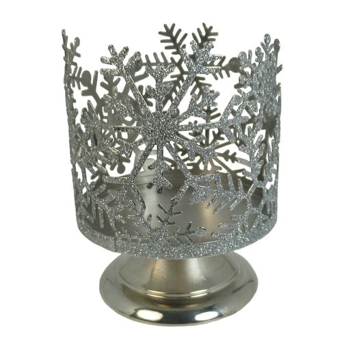 Sonoma Goods for Life Snowflake Large Candle Jar Holder