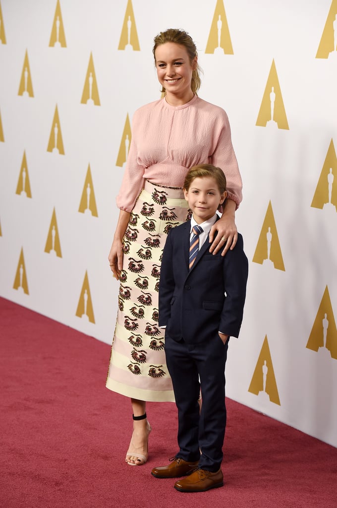 Pictured Brie Larson And Jacob Tremblay Celebrities At Oscars Luncheon 2016 Pictures 