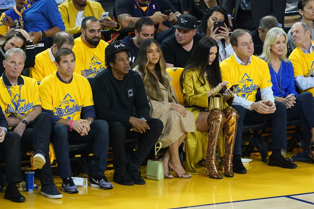 Beyoncé's Neutral Outfit at the NBA Finals 2019