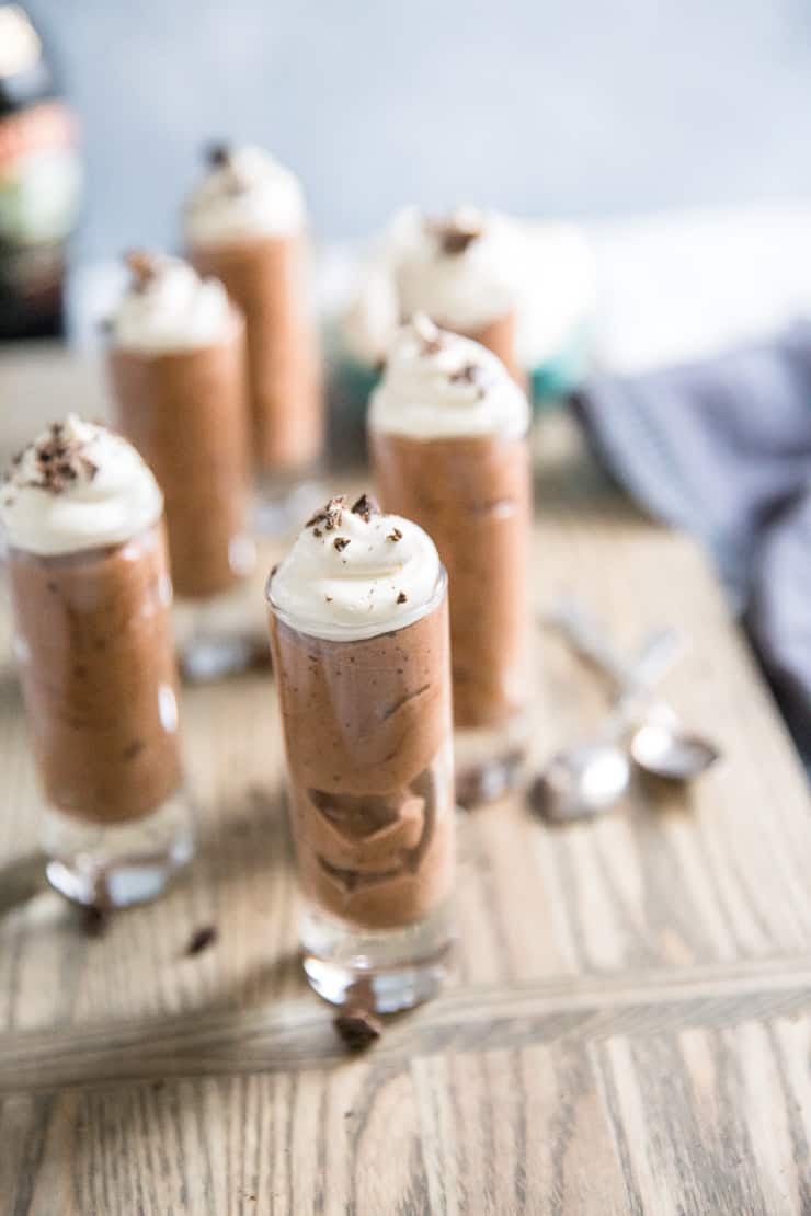 Irish Coffee Pudding Shots