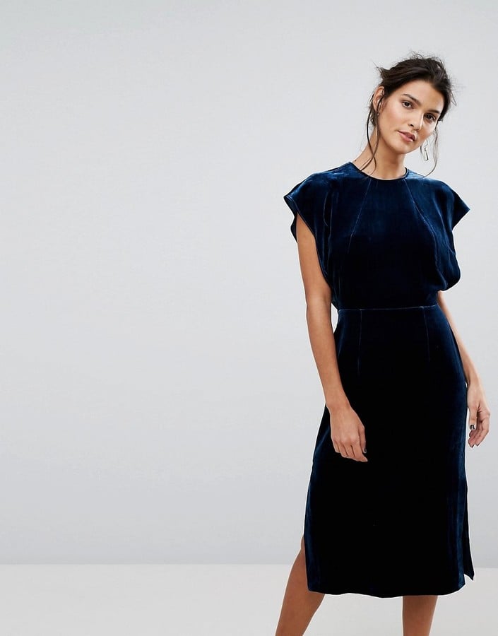 Whistles Velvet Midi Dress Best Velvet Party Dresses POPSUGAR Fashion UK Photo 14