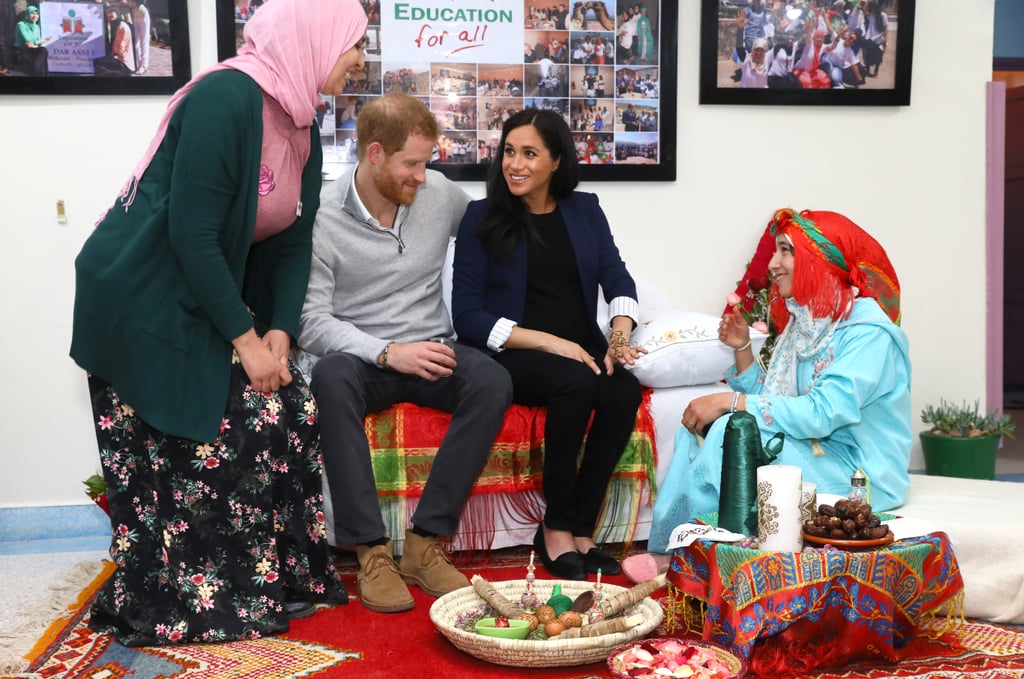 Prince Harry Meghan Markle Visit School on Morocco Tour 2019