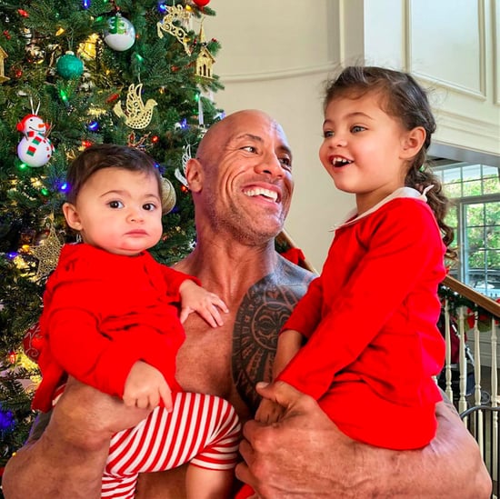 Dwayne Johnson's Christmas Photo With Daughters 2018