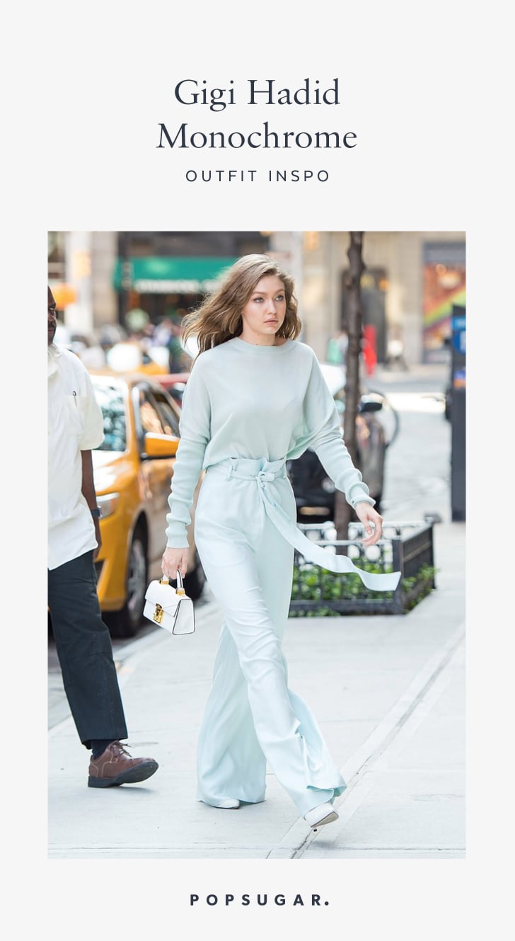 Gigi Hadid Monochrome Outfits