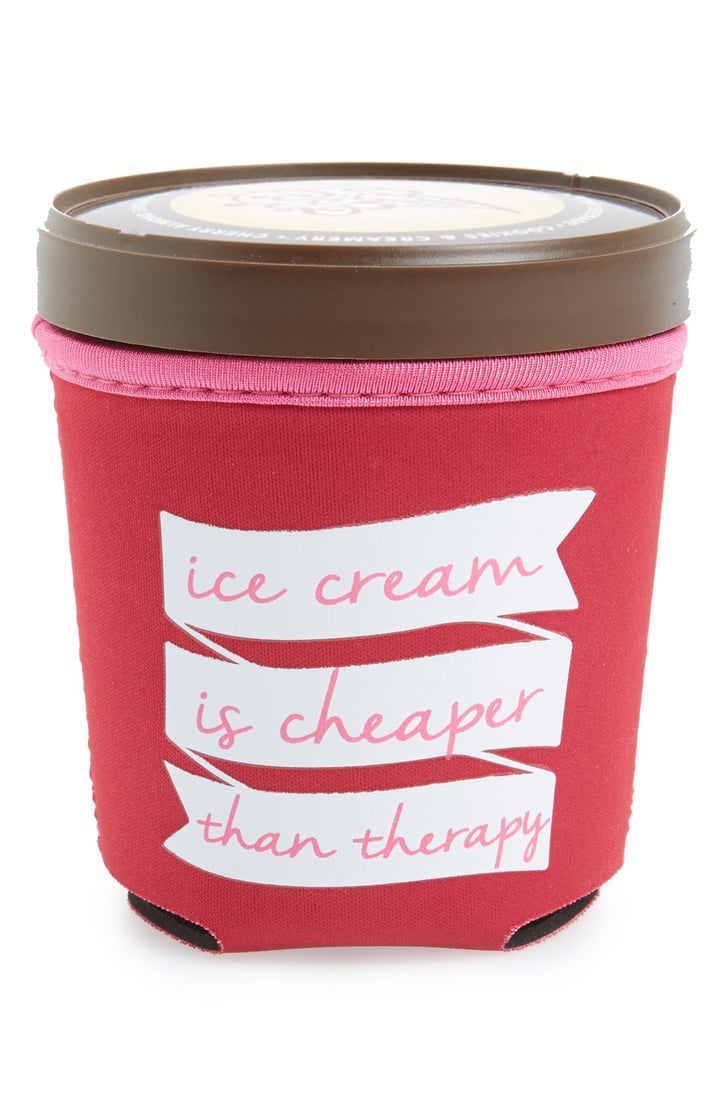 Design Ideas 'Ice Cream Is Cheaper Than Therapy' Ice Cream Pint Huggy