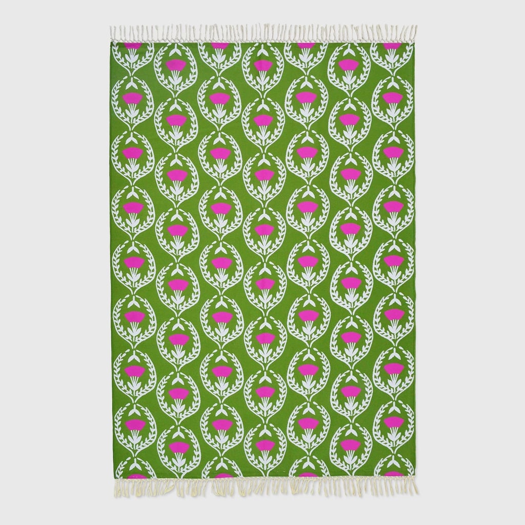 A Vibrant Outdoor Rug: Carnations Outdoor Rug