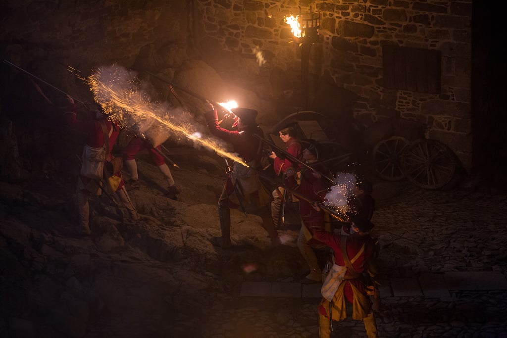 Redcoats are on the move.