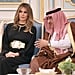 Melania Trump Wears Jumpsuit in Saudi Arabia