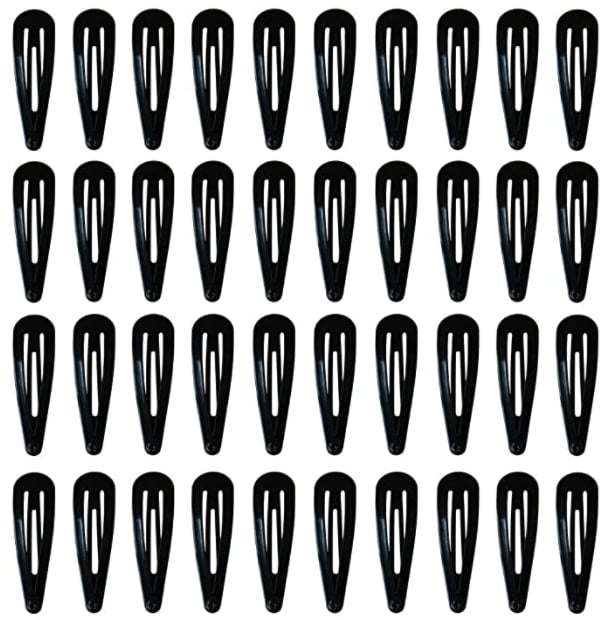 Snap Hair Clips Pack of 40