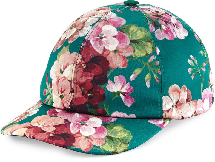 Gucci Floral Satin Baseball Cap ($455)