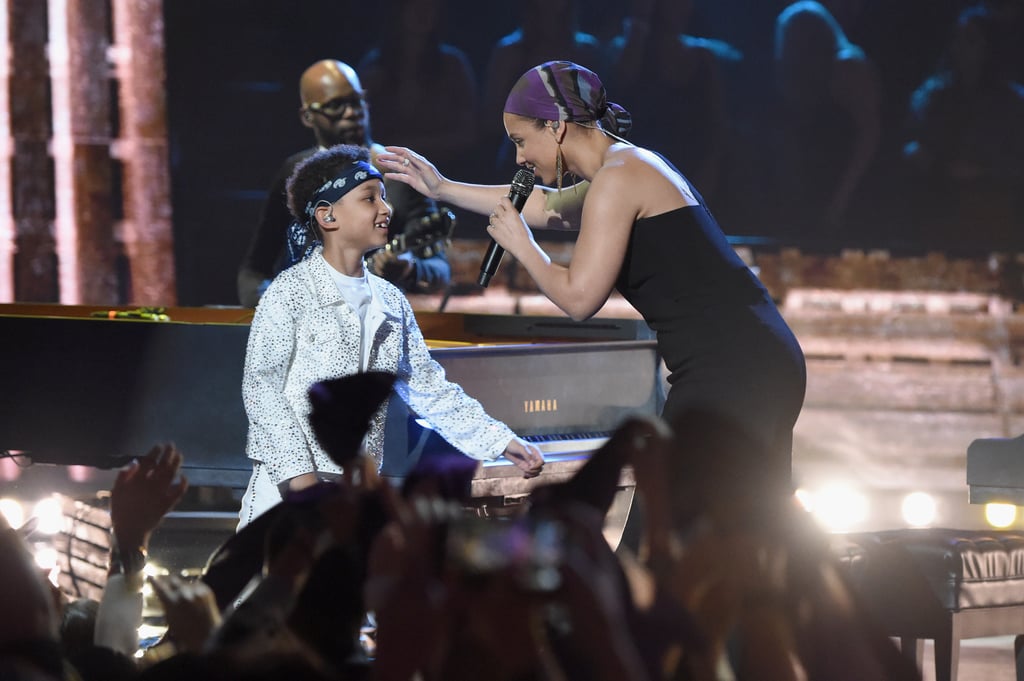 Alicia Keys With Her Sons at 2019 iHeartRadio Music Awards