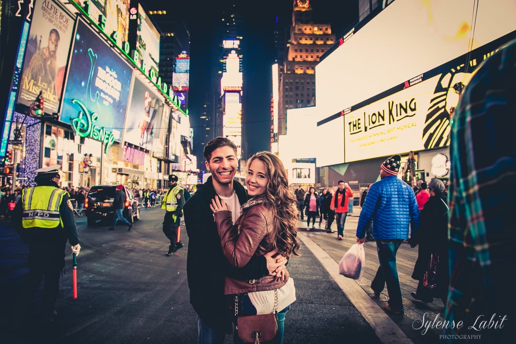 Christmas Engagement Photos in New York