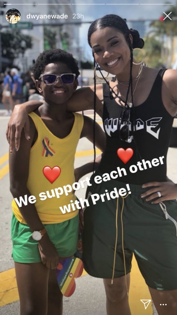 Gabrielle Union Supports Stepson at Pride