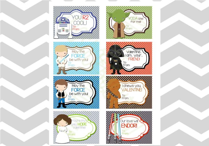 You R2 Cool Valentine Tags | Star Wars Kids' Valentine's ...