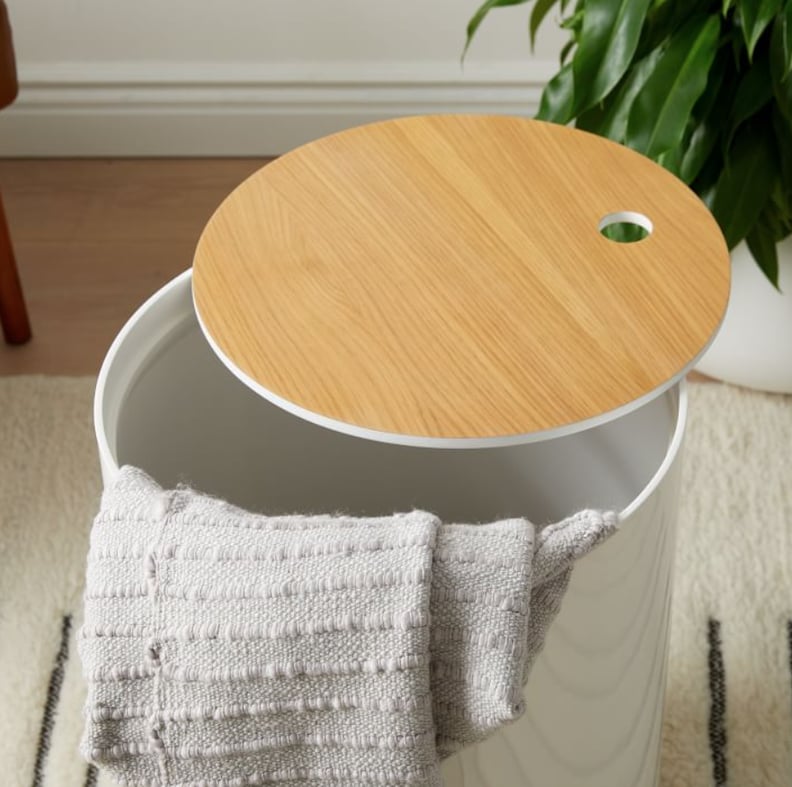 West Elm Jasper Wood Lidded Storage Bin