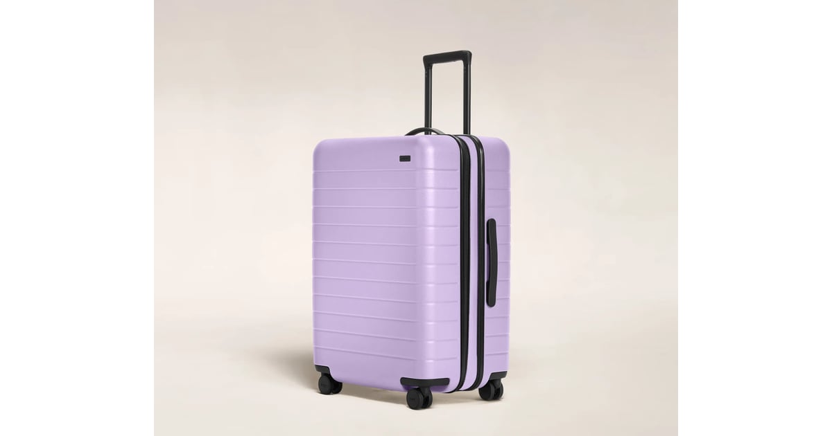 Away 2025 purple suitcase