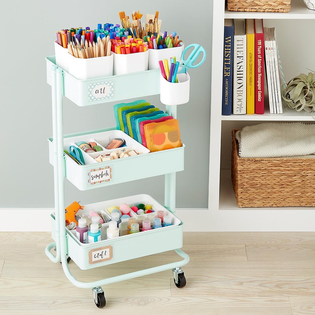The Container Store Arts & Crafts Storage Cart Starter Kit