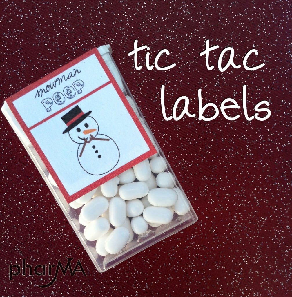 Snowman Poop Label | Add Christmas Cheer With These 25 Free ...
