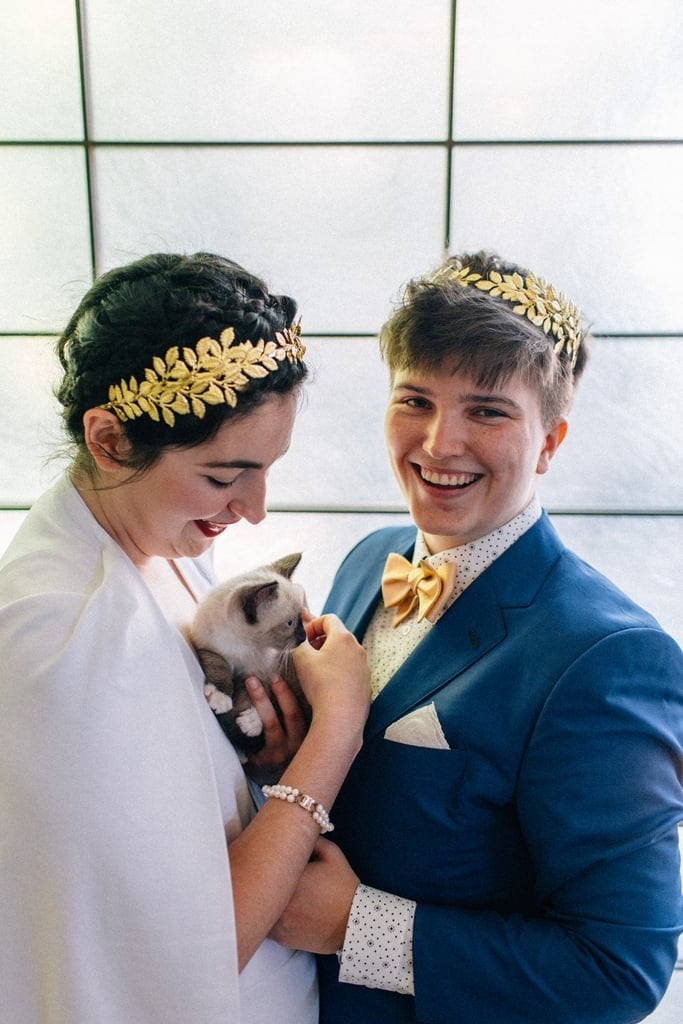 Couple Has Kitten Hour at Their Wedding Couple Has Kitten Hour at Their Wedding