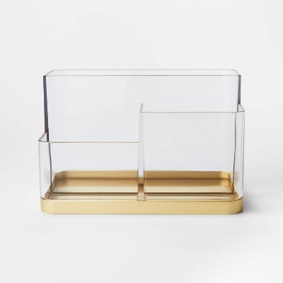 A Transparent Organizer: Project 62 Accent Vanity Organizer Gold