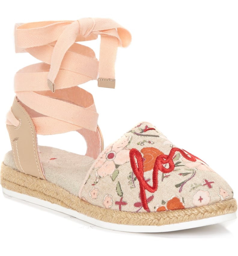 ED Ellen DeGeneres Lourana Ankle Wrap Espadrilles