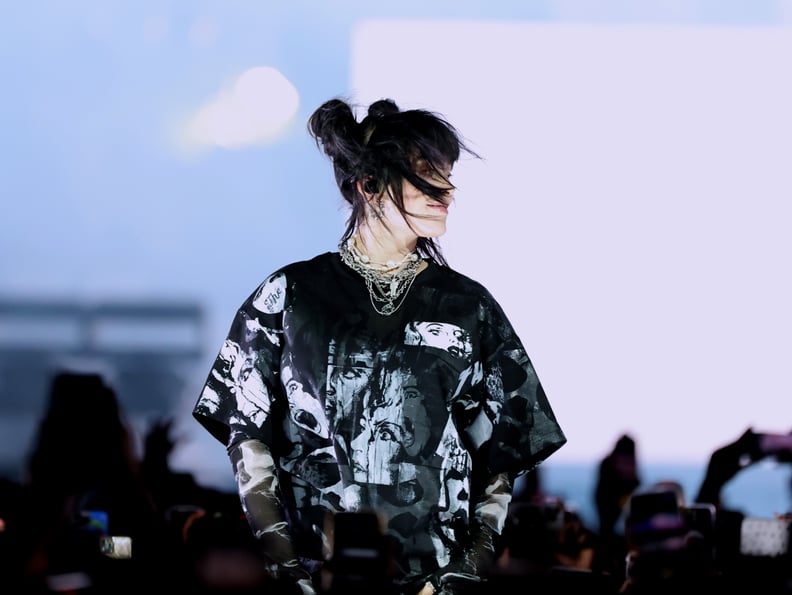 INDIO, CALIFORNIA - APRIL 23: Billie Eilish performs on the Coachella stage during the 2022 Coachella Valley Music And Arts Festival on April 23, 2022 in Indio, California. (Photo by Amy Sussman/Getty Images for Coachella)