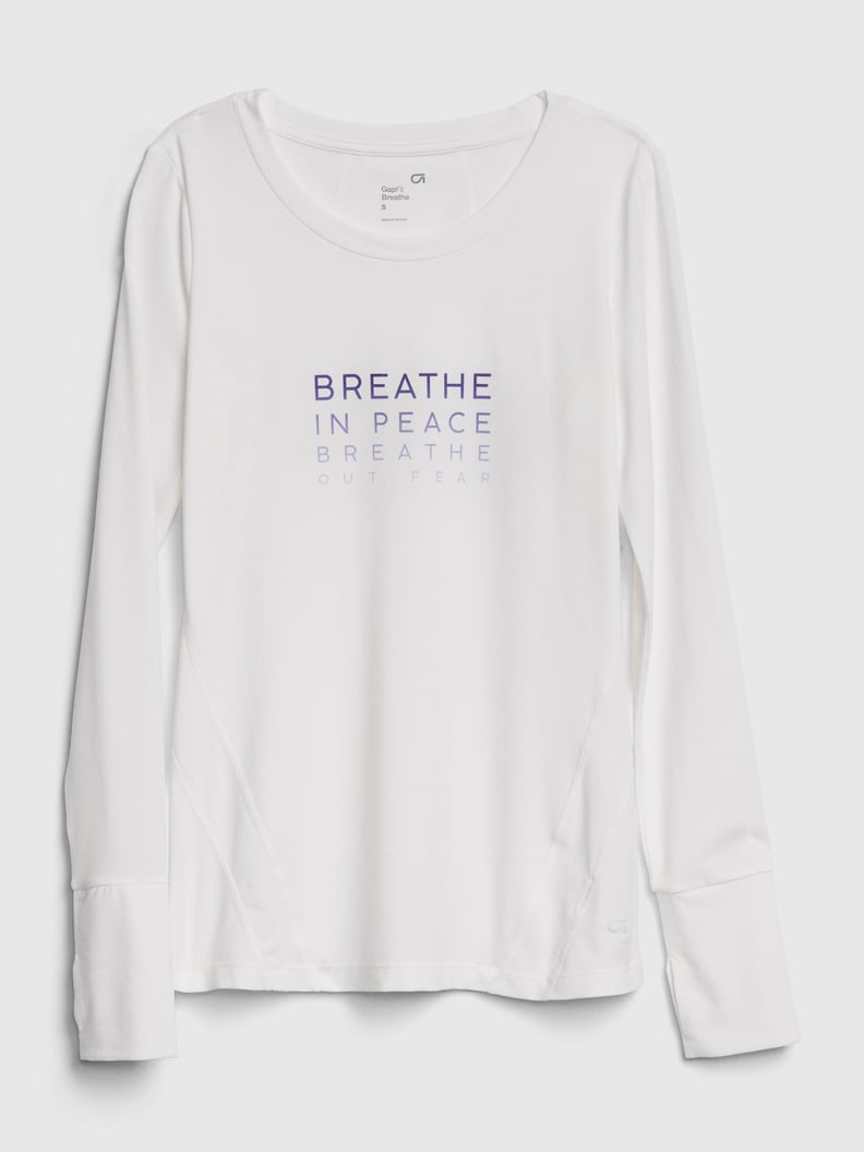 GapFit Breathe Long Sleeve Crewneck Shirt