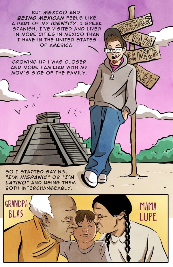 Comic Strip Defines Latino and Hispanic