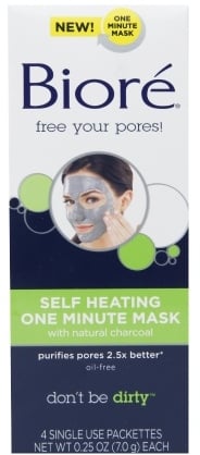 Bioré Self-Heating One-Minute Mask, $7