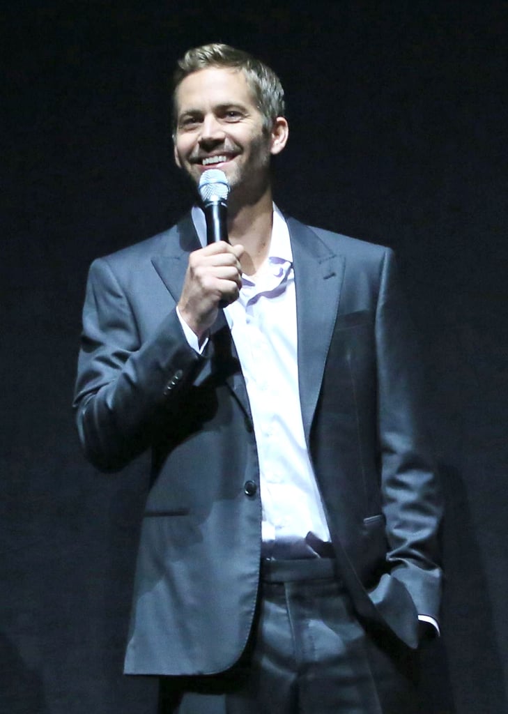 Paul Walker spoke at CinemaCon in Las Vegas in April 2013.
Paul Walker spoke at CinemaCon in Las Vegas in April 2013.
