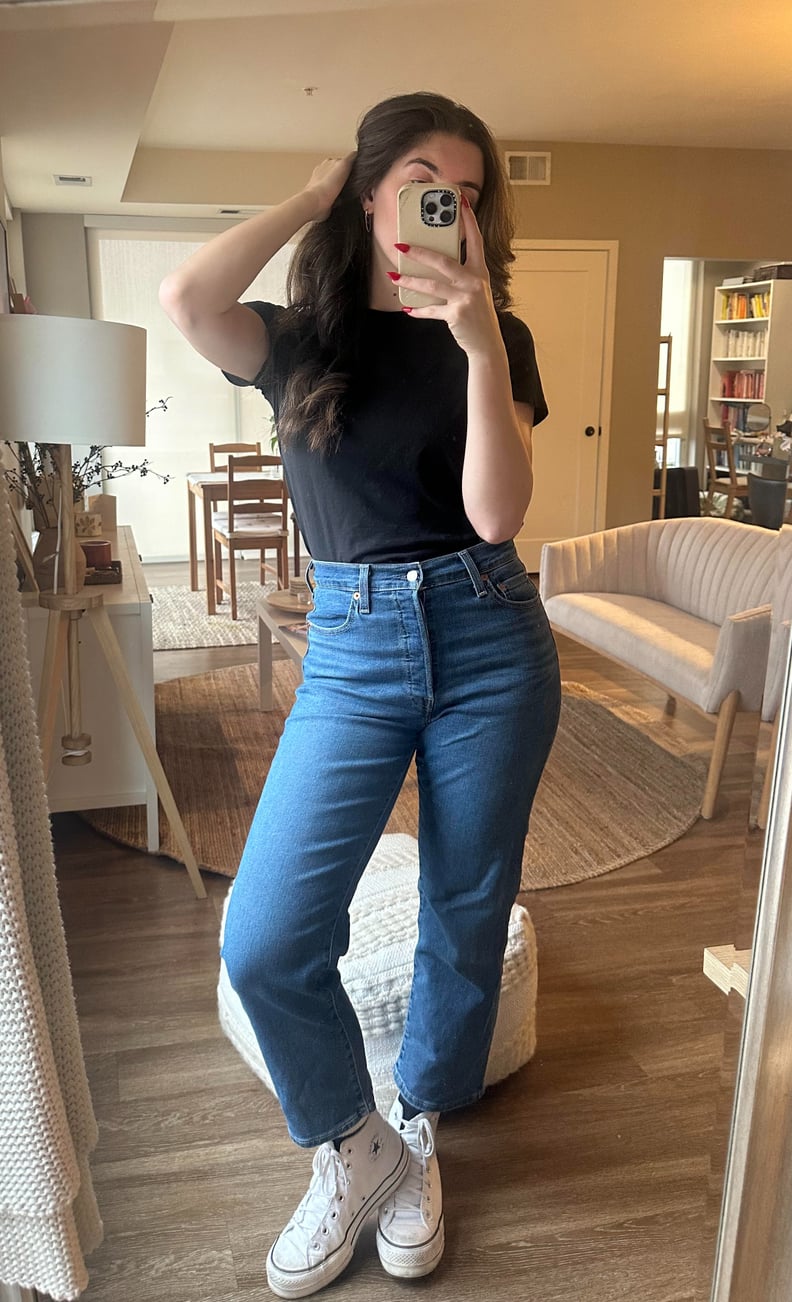 Levi's Ribcage Straight Ankle Jeans Review With Photos | POPSUGAR Fashion