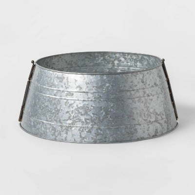 Galvanized Christmas Tree Collar