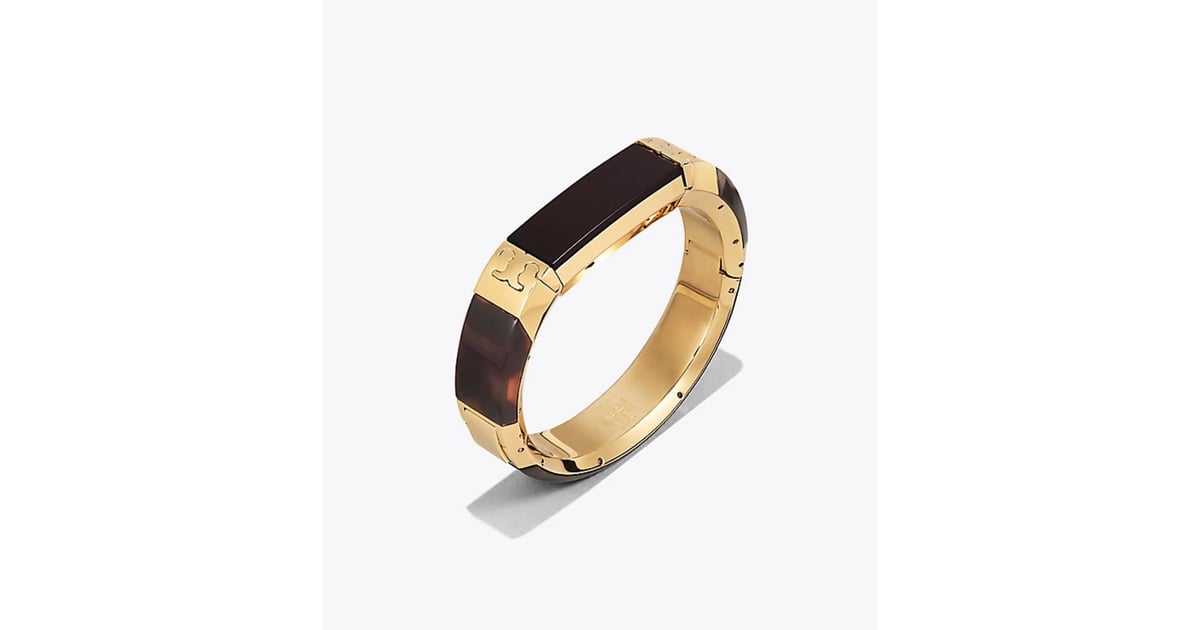 Tortoise/Tory Gold Fitbit Alta Tory Burch Bracelets POPSUGAR