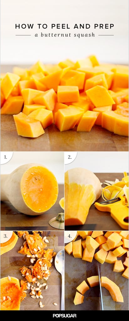 How to Peel and Cut Butternut Squash