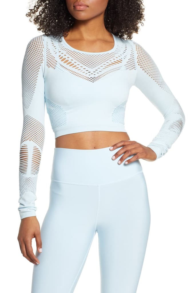 Alo Siren Long Sleeve Crop Top