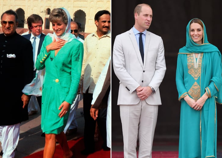 Photos Of Princess Diana And Kate Middleton S Pakistan Tours Popsugar Celebrity