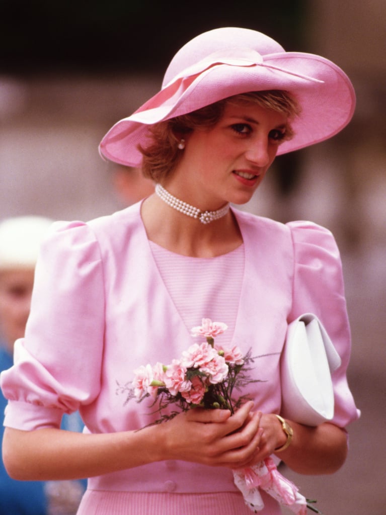 Pretty In Pink Princess Dianas Most Stylish Hats Popsugar Fashion