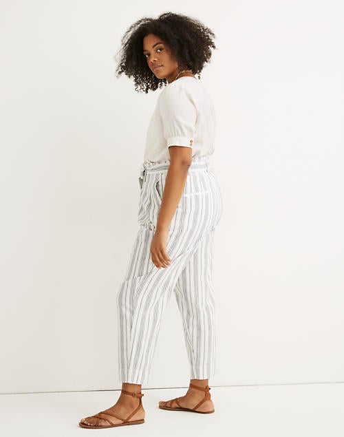 Madewell Linen-Cotton Paperbag Pants