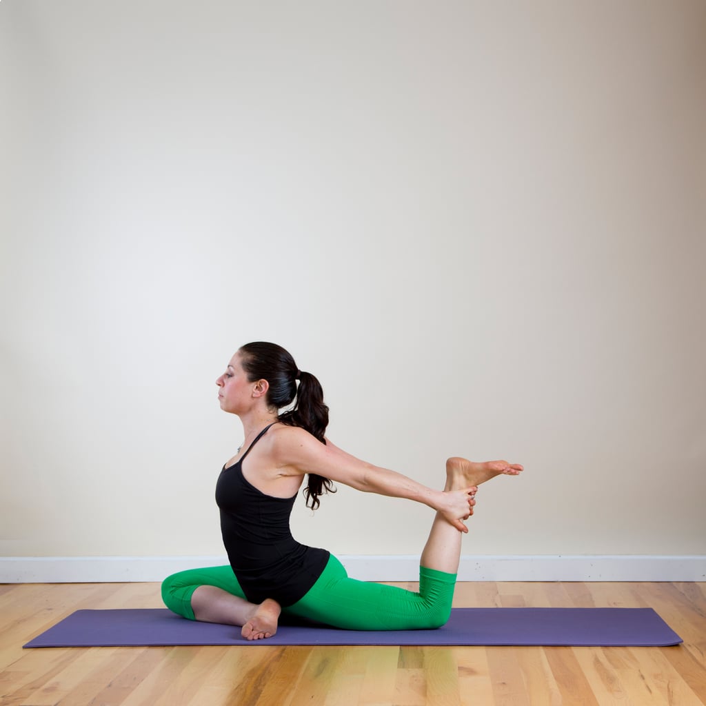Half King Pigeon | Yoga Sequence For Tight Hips | POPSUGAR Fitness Photo 8