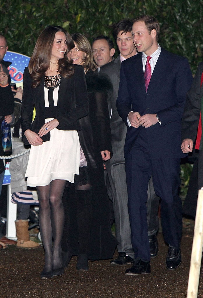 The Royal Couple at a Christmas Reception