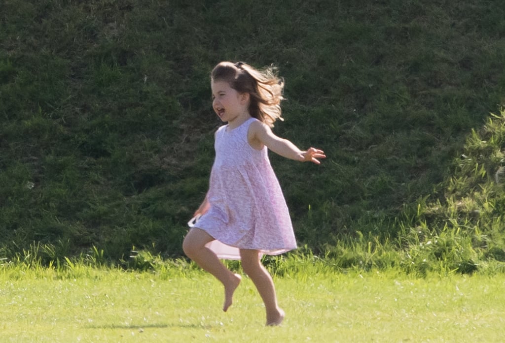 Kate Middleton With George and Charlotte at Polo Match 2018